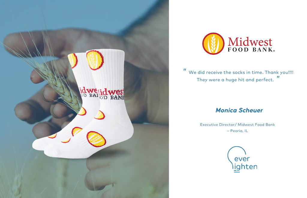MIDWEST FOOD BANK-CUSTOM SOCKS