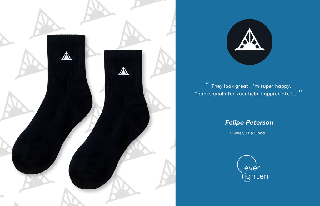 TRIP GOOD-CUSTOM ATHLETIC SOCKS