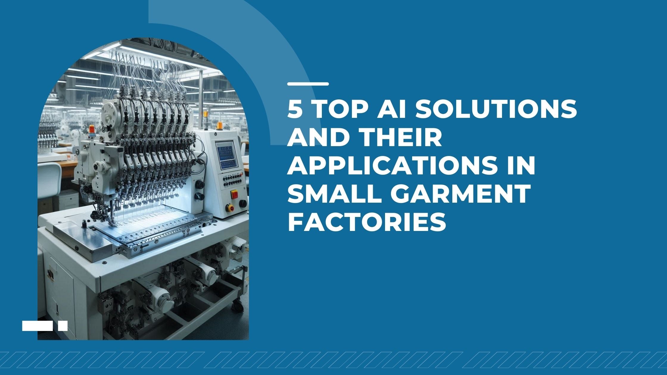 A machine in a small garment factory.