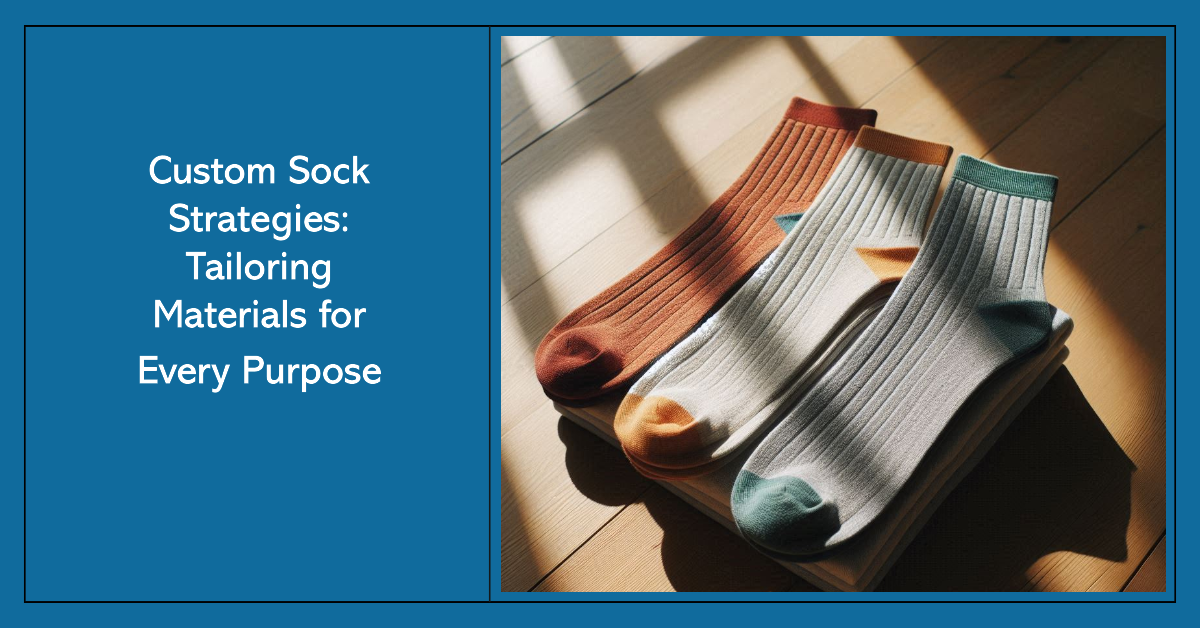 Three custom socks are lying neatly on the floor. These are manufactured by EverLighten.