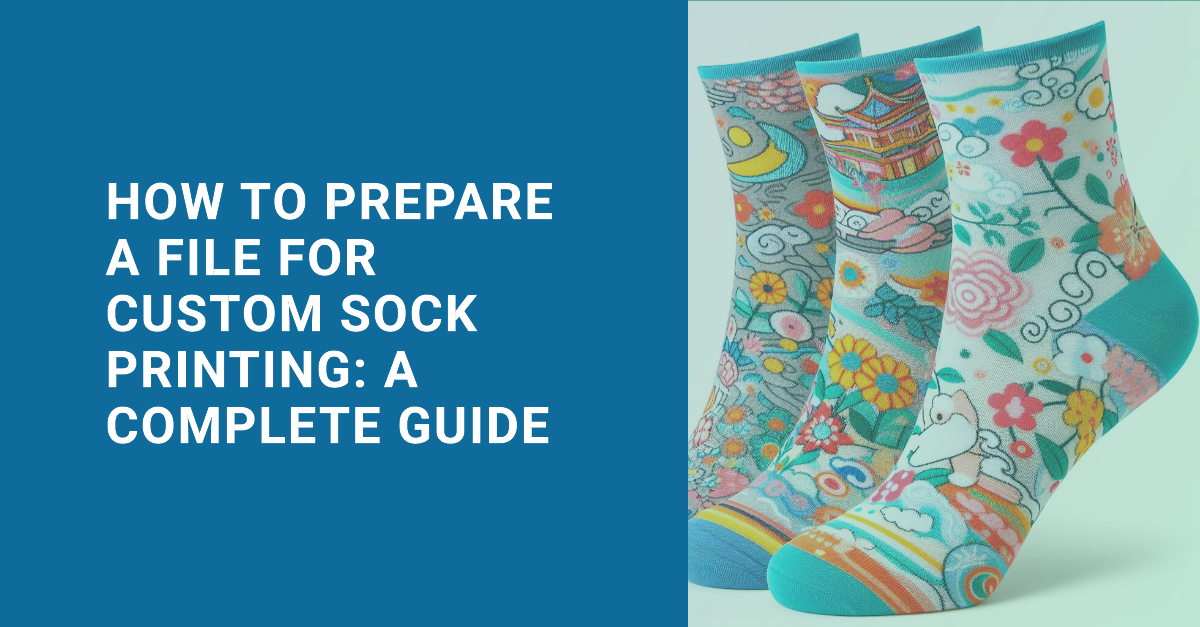 Custom socks with sublimation printing technique.