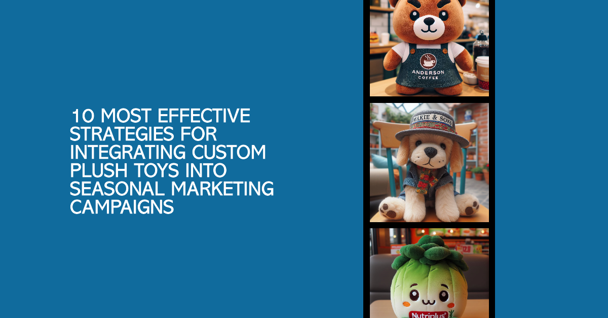 Custom plush toys and stuffed animals for various organizations.