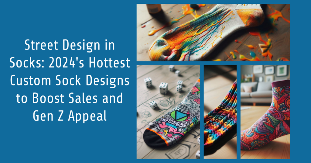 Street Design in Socks: 2024's Hottest Custom Sock Designs to Boost Sales and Gen Z Appeal