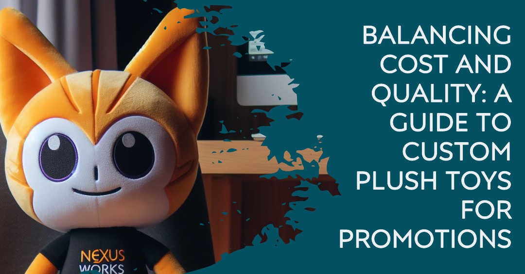 A custom plush toy for a company's promotional event. It is made by EverLighten.