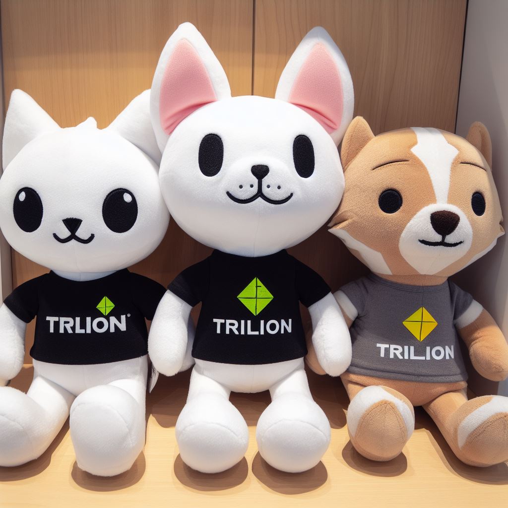 Custom plush toys with logo made by EverLighten.