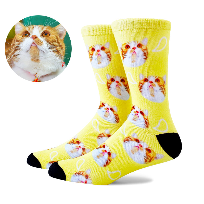 100% Custom Cat Socks
