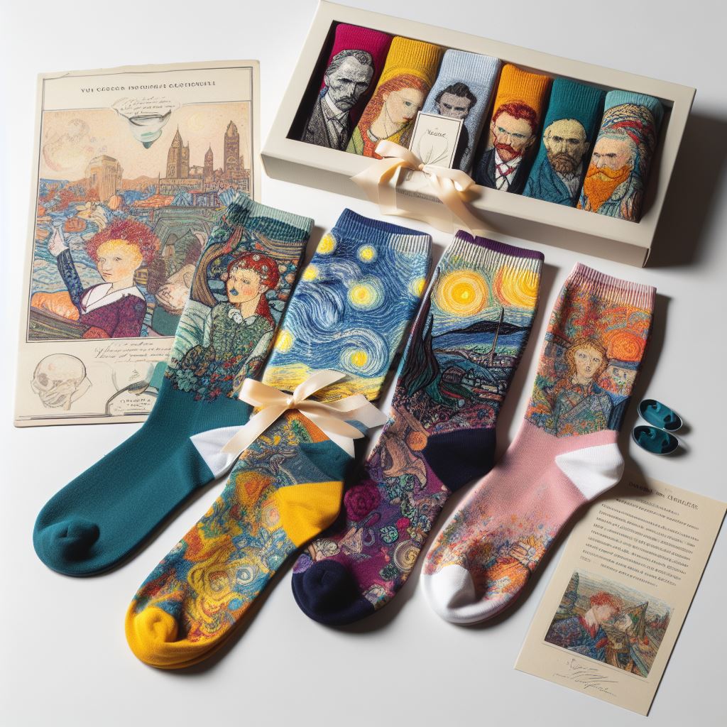 Custom Socks: Move Over From Regular Designs, Sell More with Vintage Artwork