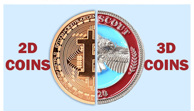 The Differences between 2D and 3D Custom Challenge Coins