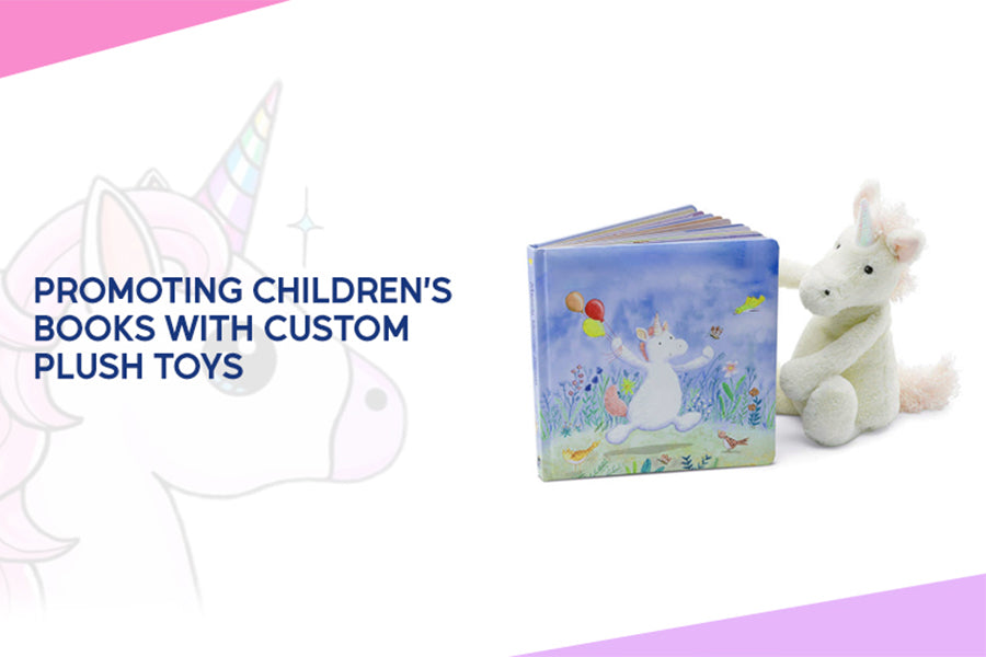 Promoting children’s books with custom plush toys