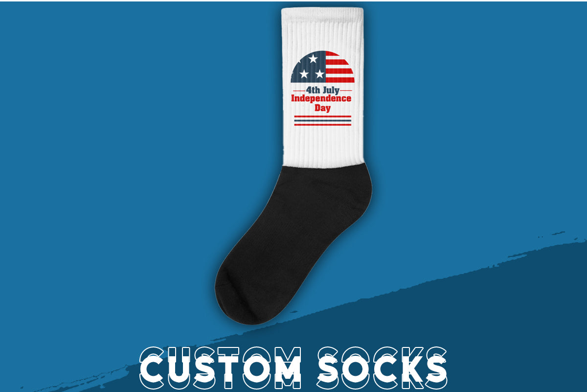 EverLighten shares tips for creating brand awareness this Fourth of July using custom socks