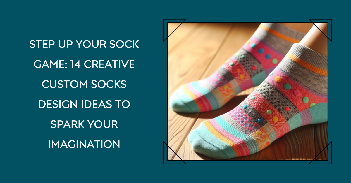 Custom Socks in trendy colors made by EverLighten.