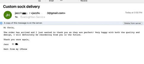 What our customers say directly via email-2