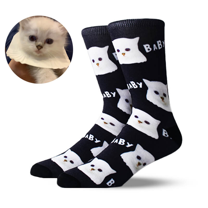 Custom Cat Socks by EverLighten