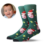 Custom Christmas Face Socks
