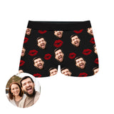 Custom Couple Face Boxer Shorts by EverLighten