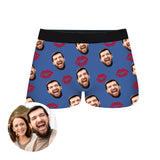 Custom Couple Face Boxer Shorts by EverLighten