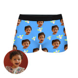 Custom Baby Face Boxer Shorts by EverLighten