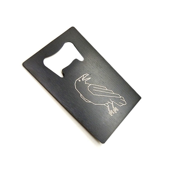 Custom credit bottle opener