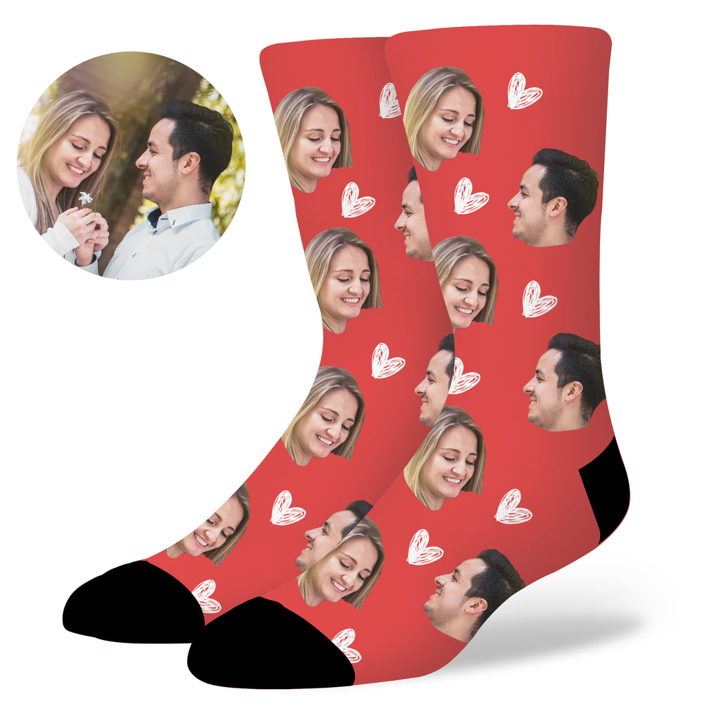 Custom Heart Socks by EverLighten