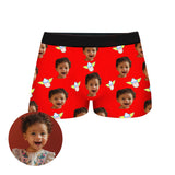 Custom Baby Face Boxer Shorts by EverLighten