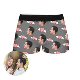 Custom Couple Face Boxer Shorts by EverLighten