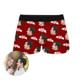Custom Couple Face Boxer Shorts by EverLighten