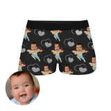 Custom Baby Face Boxer Shorts by EverLighten