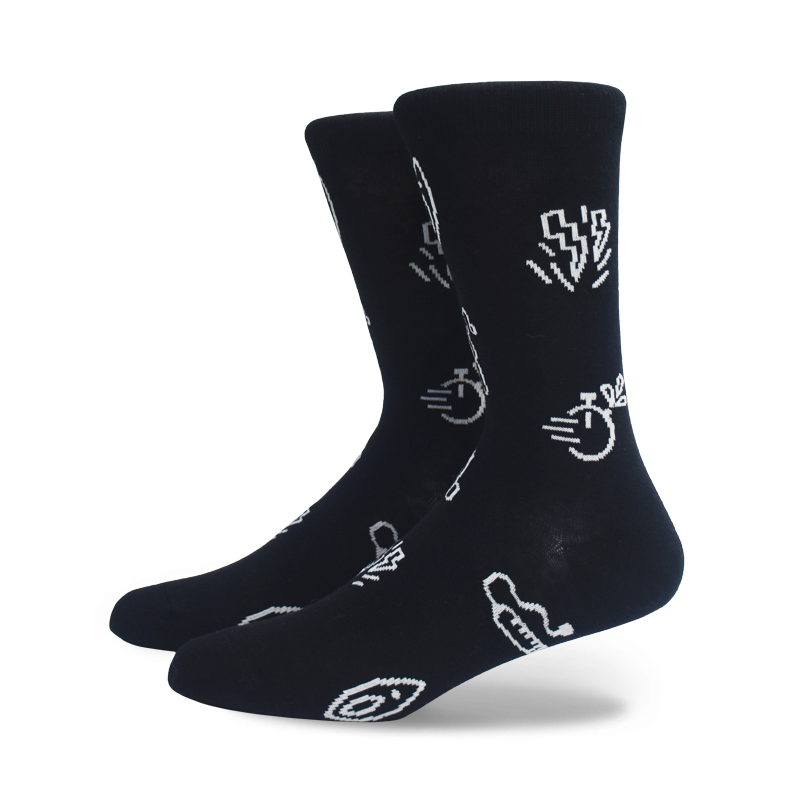 custom casual knit socks