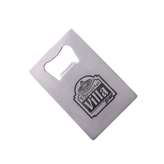 Custom credit bottle opener