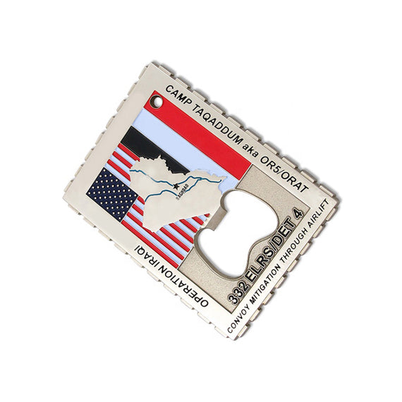 Custom credit bottle opener