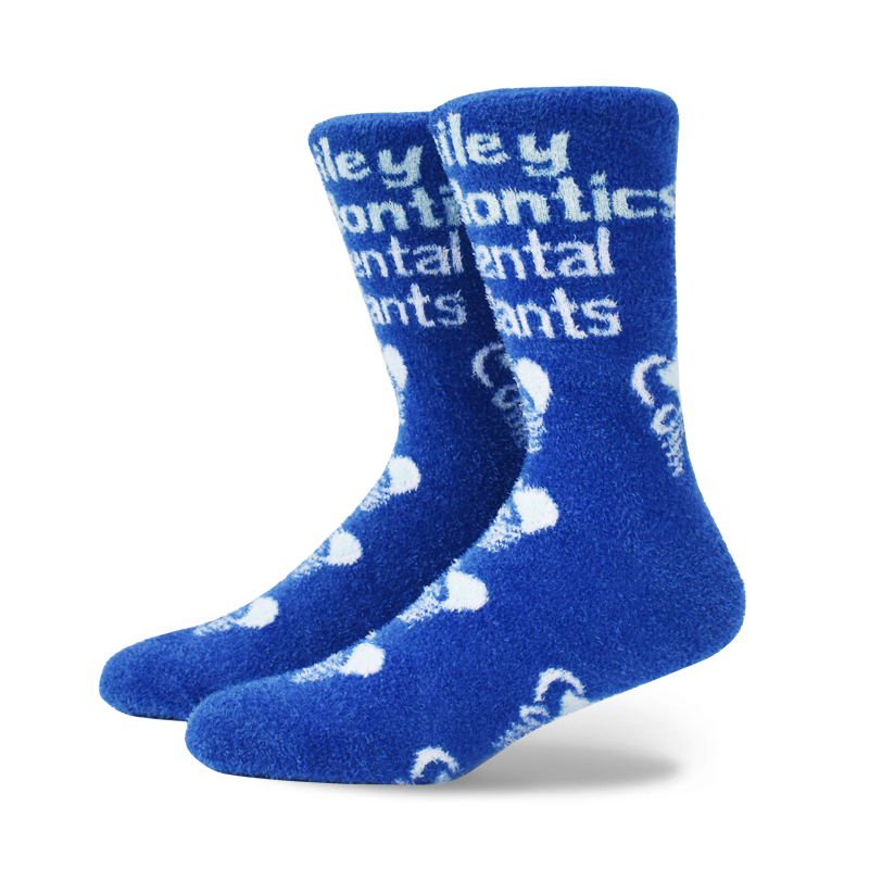 Custom Fuzzy Socks Premier Quality No Minimum EverLighten