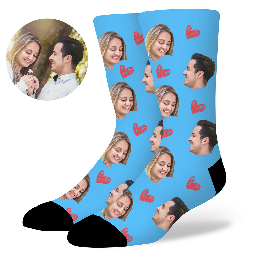 Custom Heart Socks by EverLighten