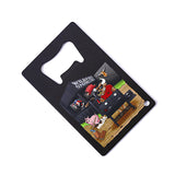 Custom credit bottle opener