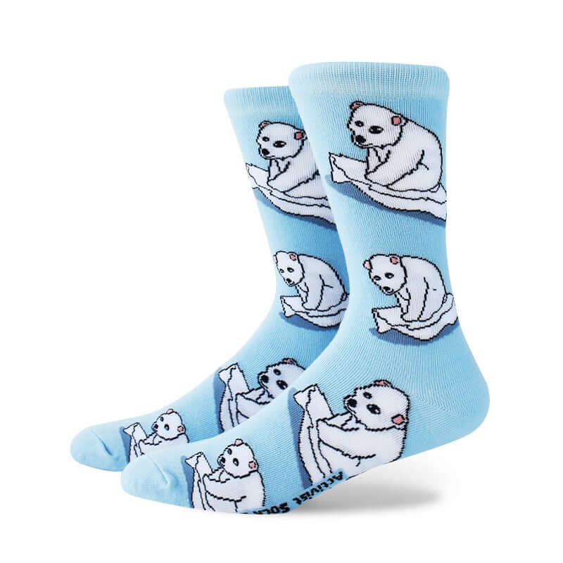 custom casual knit socks