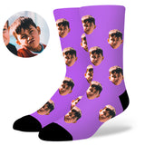 Custom Face Socks by EverLighten