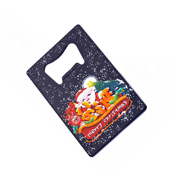 Custom credit bottle opener