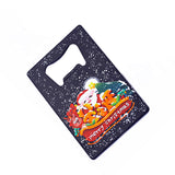 Custom credit bottle opener