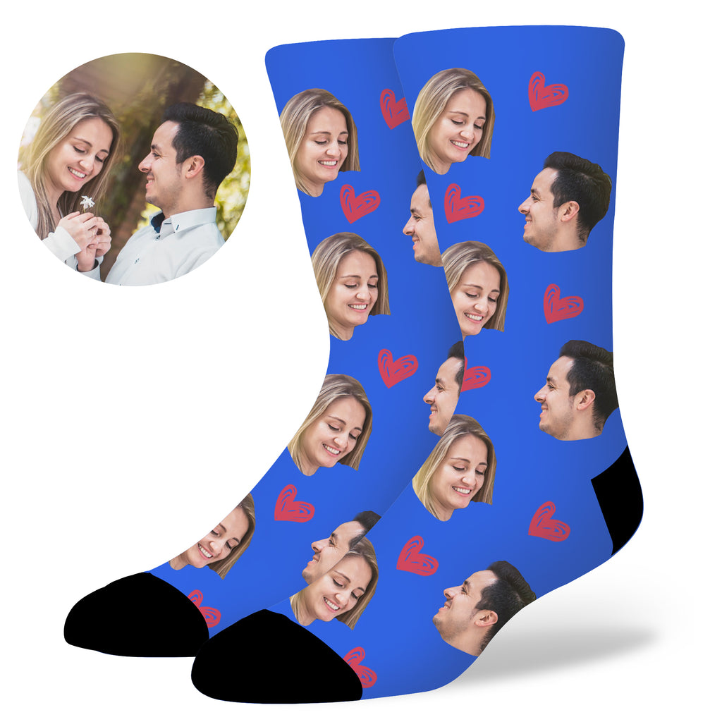 Custom Heart Socks by EverLighten