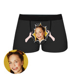 Custom Couple Face Boxer Shorts by EverLighten