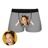 Custom Couple Face Boxer Shorts by EverLighten