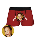 Custom Couple Face Boxer Shorts by EverLighten