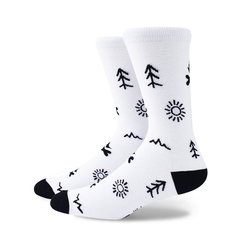 custom casual knit socks