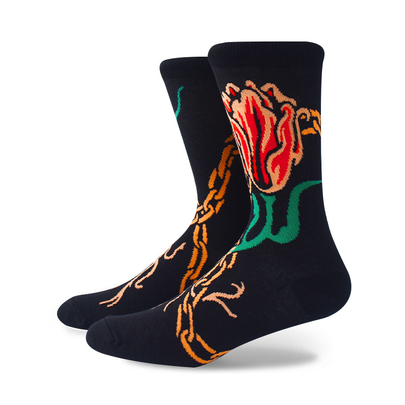 custom casual knit socks