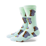 custom casual knit socks