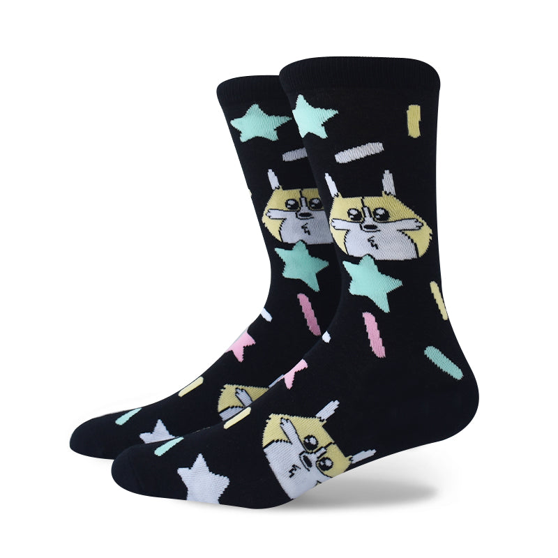 custom casual knit socks