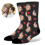 Custom Heart Socks by EverLighten