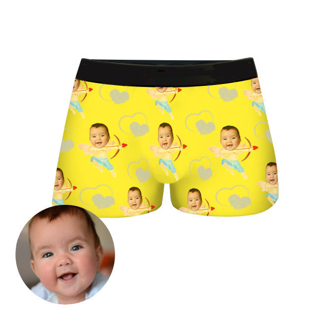 Custom Baby Face Boxer Shorts by EverLighten