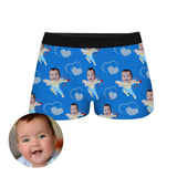 Custom Baby Face Boxer Shorts by EverLighten