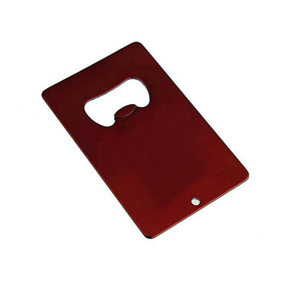 Custom credit bottle opener