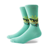 custom casual knit socks